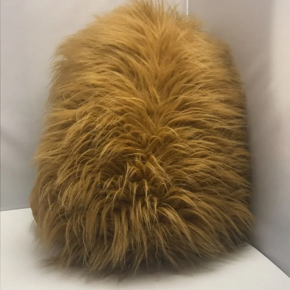 Jumbo Giant Brown Fluffy Porcupine Plush Stuffed Animal Soft Toy 20" - Picture 5 of 6